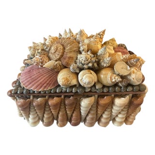 Vintage Shell Box For Sale