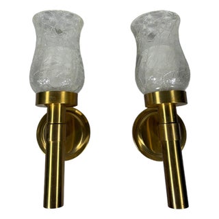 Modern Wall Sconces by Jean Perzel, 1960, Set of 2 For Sale
