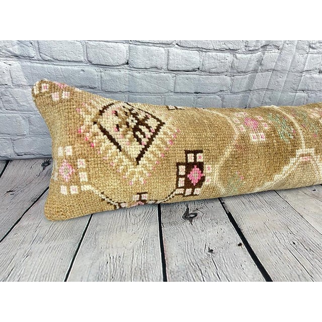 12 x 46 Lumbar Rug Pillow Istanbul Dream Turkish Pillow Cushion Cover For Sale In Houston - Image 6 of 7