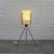Rare mid-century Swedish floor lamp produced by Trema Industri, c. 1958. The lamp features a metal tripod base with a...