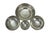 American 4 Vintage Woodbury Pewter Paul Revere Nesting Serving Bowls 6" to 11" For Sale - Image 3 of 13
