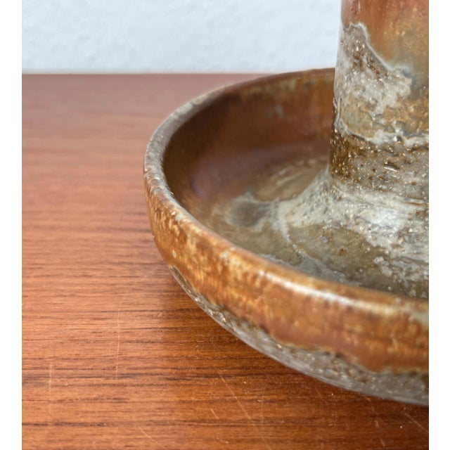 Mid-Century Modern Danish Studio Pottery Candleholder from Axella, 1960s For Sale - Image 10 of 18