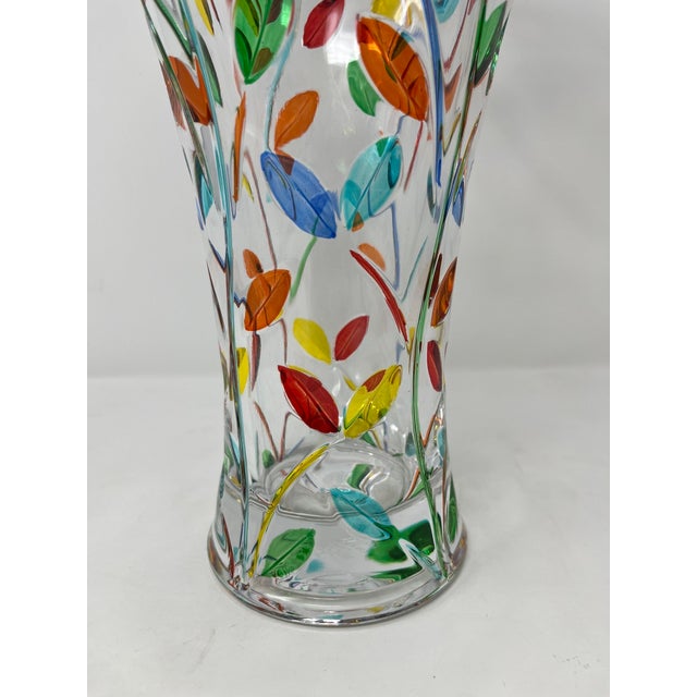 Contemporary Large Centerpiece Vase From Italy For Sale - Image 3 of 4