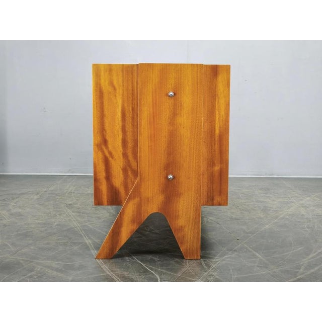 Czechoslovak Maple Sideboard with Drawers and Cabinet, 1960s For Sale - Image 18 of 18