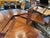 Theodore Alexander for Castle Bromwich Walnut Wood Jupe Dining Table, 60 to 78 Inch For Sale - Image 15 of 18