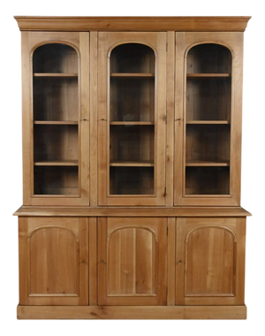 Louis Philippe Style 2-Part Bookcase in Light Cherrywood, 20th Century