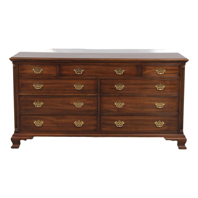 Henkel Harris Model 166 Walnut Dresser For Sale
