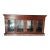 1990s Custom/Handmade Solid Walnut Display Cabinet For Sale