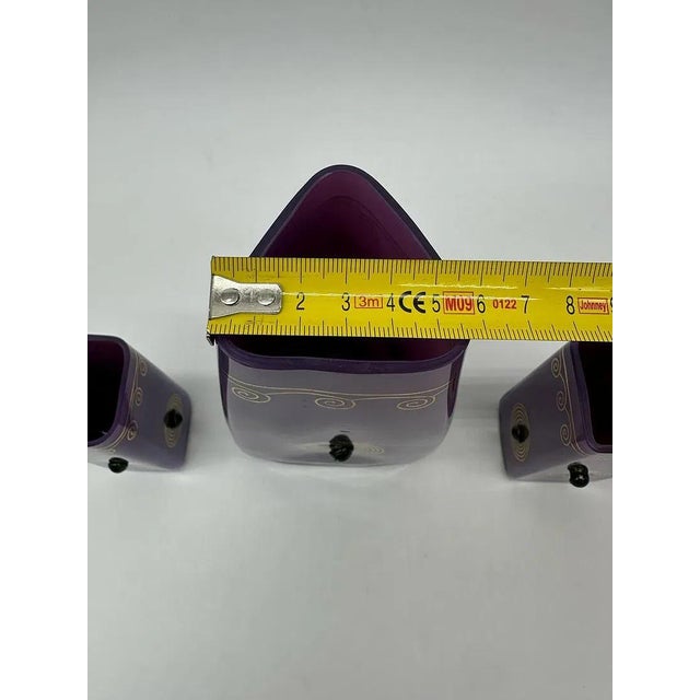 Art Nouveau Glasses from Wilhelm Steigerwald Glassworks, 1890s, Set of 3 For Sale - Image 10 of 15