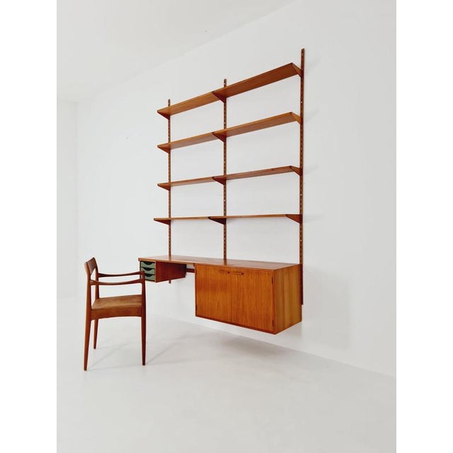 Danish Modern Modular Teak Shelving System by Kai Kristansen for Fh Möbel, Denmark, 1960s For Sale - Image 6 of 11
