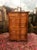 English Antique Serpentine Dresser, Antique Tall Chest of Drawers For Sale - Image 3 of 13