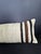Turkish Hemp Pillow Cushion Natural Beige Black Cushion Cover 12"x46" For Sale - Image 4 of 4