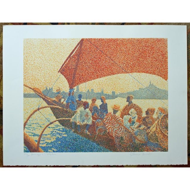 Artist: Guillaume Azoulay, Moroccan (1949 - ) Title: Full Field Medium: Serigraph, signed and numbered in pencil Edition:...