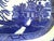 Deep Cobalt House of Blue Willow Small Platter Made in England For Sale - Image 9 of 9