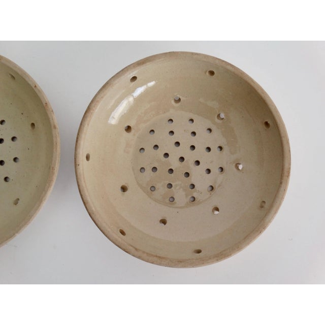 Farmhouse 19th-Century French Cheese Mold Moule À Fromage, Pair For Sale - Image 3 of 7