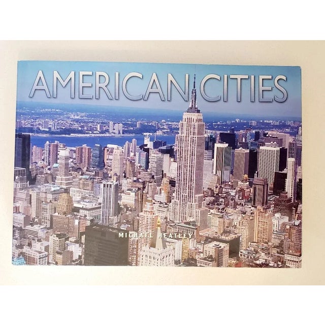 Blue American Cities Vintage Hardcover Book For Sale - Image 8 of 8