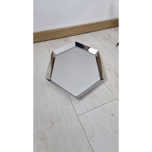 Mid-Century Modern Architettura Steel Tray by Gio Ponti for Molteni & C., 2000s For Sale - Image 3 of 7