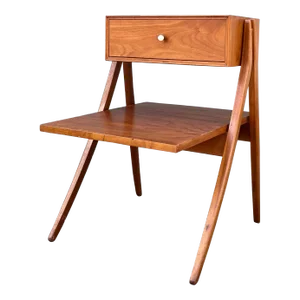 Two-Tiered Side Table With Floating Drawer by Kipp Stewart for Drexel