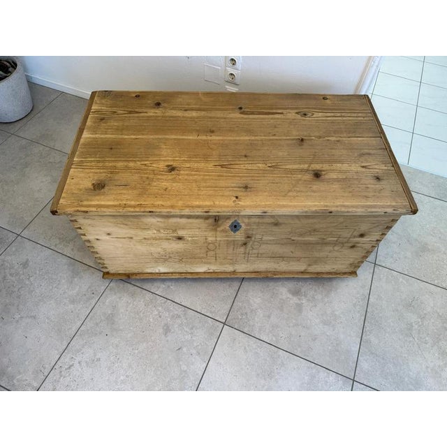 Farmhouse Chest in Wood, 1850s For Sale - Image 5 of 10