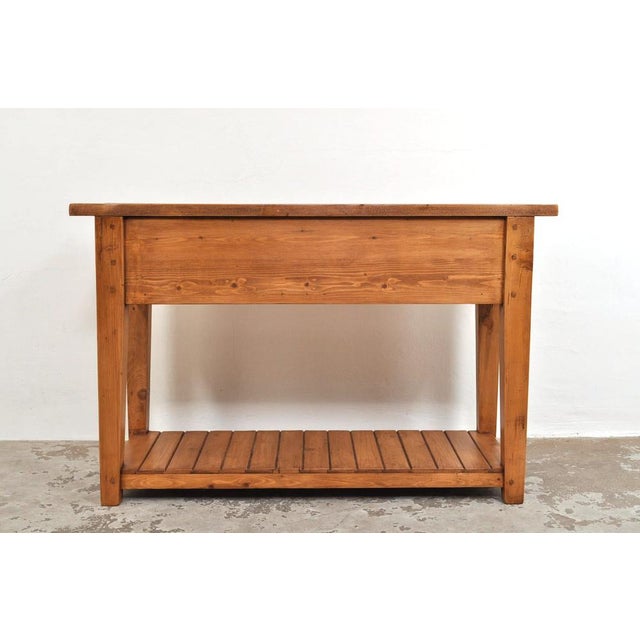Vintage Side Table in Pine, 1930s For Sale - Image 14 of 15