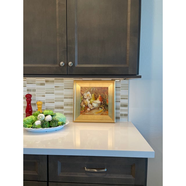 Gold Early 21st Century Still Life Painting Elena Mashajeva Agrophiotis For Sale - Image 8 of 12