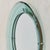 Italian Aqua Glass Round Wall Mirror Attributed to Cristal Arte, 1960s For Sale - Image 10 of 10