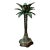 Palm Beach Regency Palm Tree Candlestick Holder For Sale