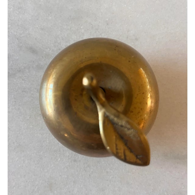 Vintage Brass Apple Bell For Sale In Austin - Image 6 of 8