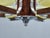 Art Deco Chrome and Walnut Chandelier, Czechoslovakia, 1930s For Sale - Image 10 of 16