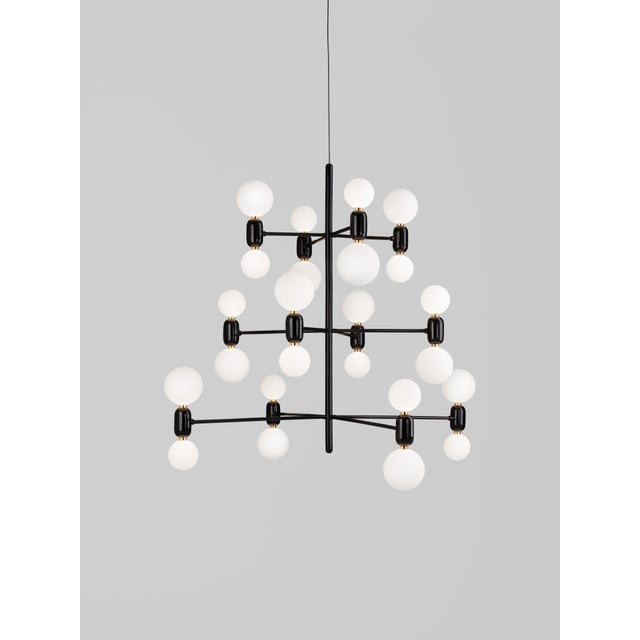 Golden Aballs Chandelier 8 by Parachilna For Sale - Image 6 of 9