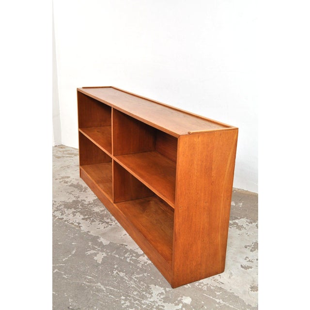 Vintage Oak Bookcase, 1930s For Sale - Image 4 of 10