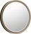 Transitional Thomas O'Brien for Visual Comfort Signature Tricia 30" Illuminated Round Mirror in Modern Iron and Gild For Sale - Image 3 of 10