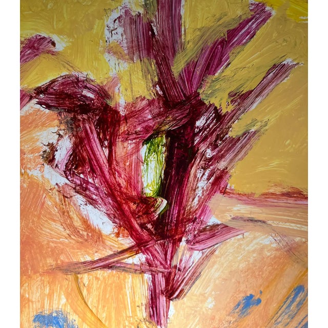 1980s Jean Krille, Landscape 132, Oil on Canvas, 1988 For Sale - Image 5 of 11