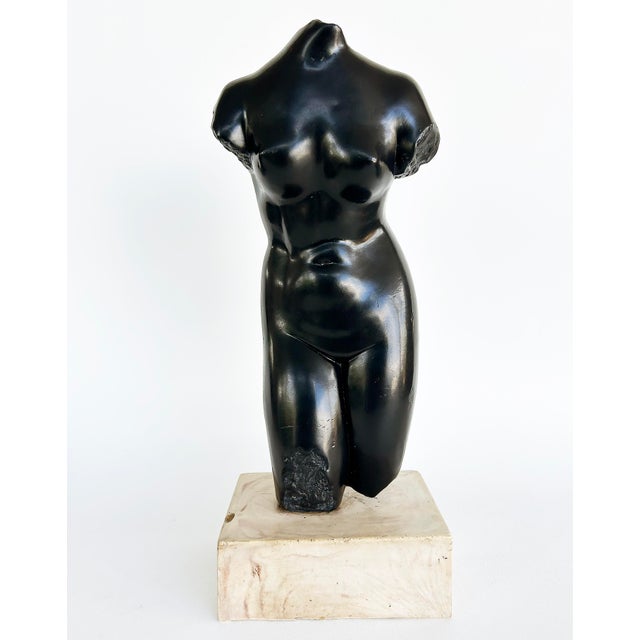 Alva Studios Aphrodite Sculpture Copy, Museum of Modern Art New York & Pedestal Offered for sale is a vintage copy of the...