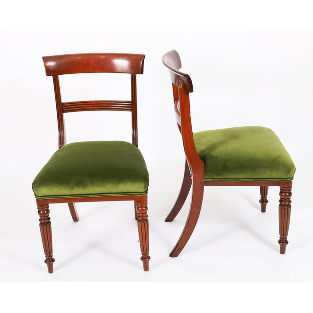 Antique Regency Dining Chairs, Set of 6 For Sale - Image 5 of 13