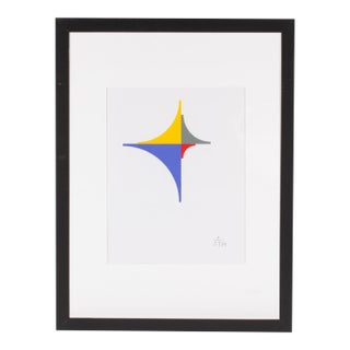 1995 “Konstruktion and Intuition” Serigraph Print by Anton Stankowski For Sale