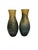 Yellow Cameo-Cut Glass Vases, 20th-Century, Set of 2 For Sale - Image 8 of 9