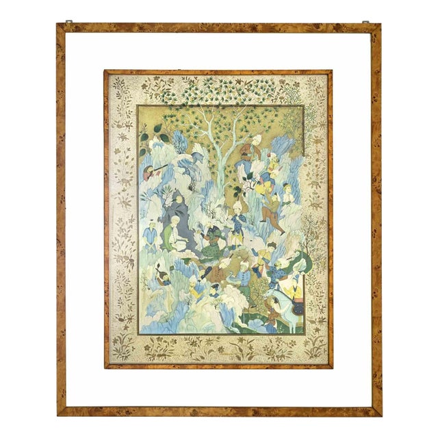 Unknown, Miniature, Paper, Framed For Sale