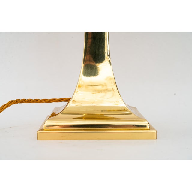 Art Deco Banker Lamp with Glass Shade, 1920s For Sale - Image 3 of 18