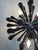 Sputnik Chandelier With Black “Drops” With Bubbles Inside For Sale - Image 6 of 10