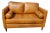 Experience the Perfect Blend of Style and Comfort With the Svend Tan Leather Loveseat For Sale