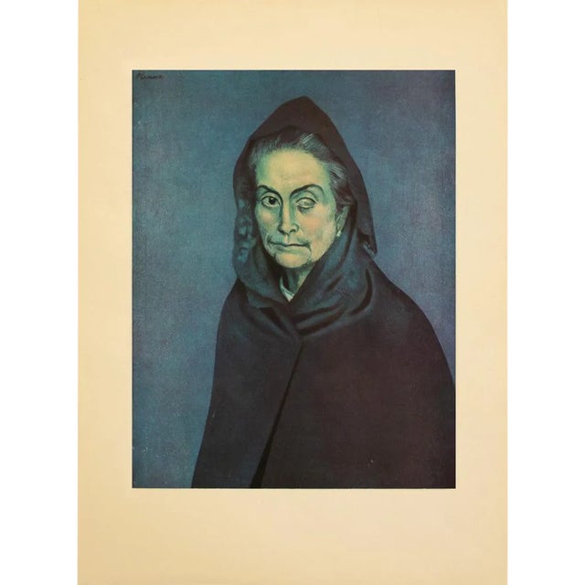 1940s After Pablo Picasso "Celestine", First Limited Edition Period Swiss Full-Color Print For Sale