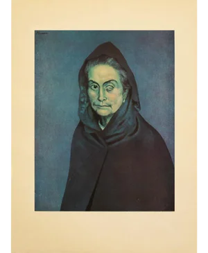 1940s After Pablo Picasso "Celestine", First Limited Edition Period Swiss Full-Color Print