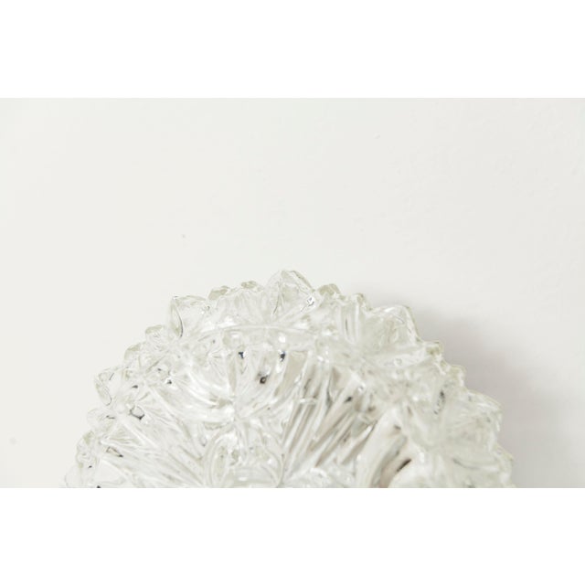 Vintage Round Floral Glass Ceiling Light, 1960s For Sale - Image 12 of 18
