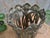 Gold Bronze Floral Umbrella Stand, 1970s For Sale - Image 8 of 12