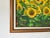 70's Vintage Galit Sunflowers Field Landscape Painting For Sale - Image 11 of 13