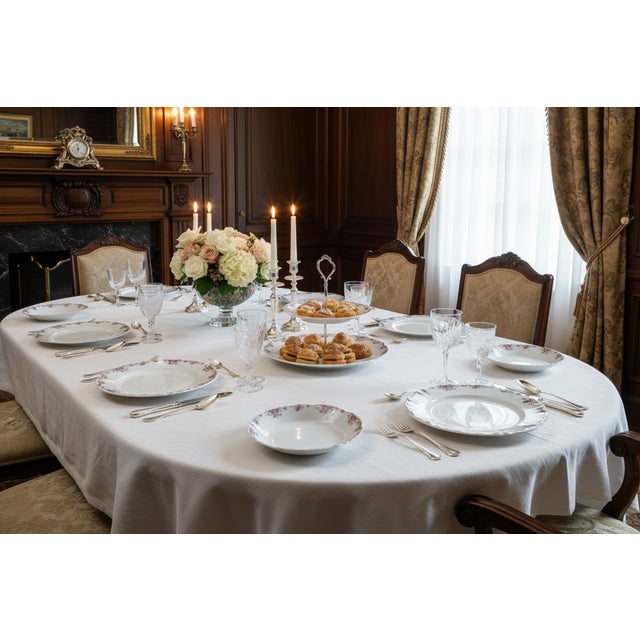 Antique Theodore Haviland Limoges 7-Pc Set – Schleiger 1047 for J. Seth Hopkins For Sale - Image 10 of 10