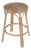 Tobias 24 in. Seat Height Round Rattan Backless Counter Stool, Natural Hyacinth For Sale