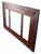 Heavy Metal Three-Opening Canvas Frame With Burgundy and Bronze-Tone Finish For Sale - Image 4 of 9