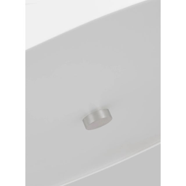 Kate Spade Kate Spade by Visual Comfort Studio Dottie Medium Flush Mount, Polished Nickel For Sale - Image 4 of 5